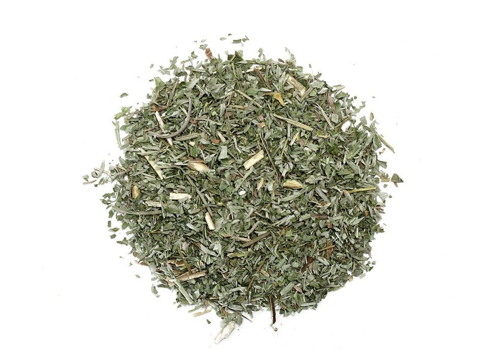 Wormwood Herb, cut &amp; sifted, Organic, 1 ounce