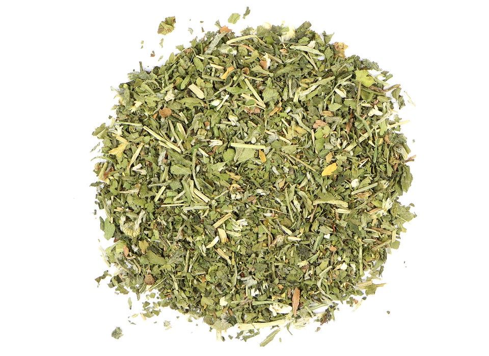 Feverfew, herb, cut &amp; sifted, Organic, 1 ounce