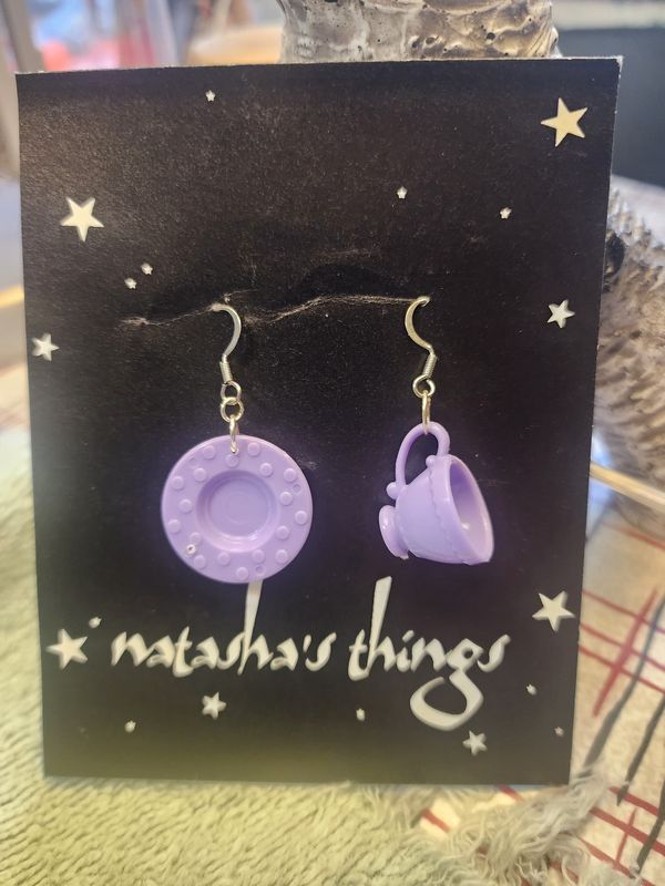 Cup &amp; Saucer Earrings