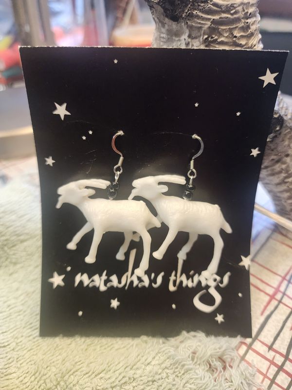 Goat Earrings