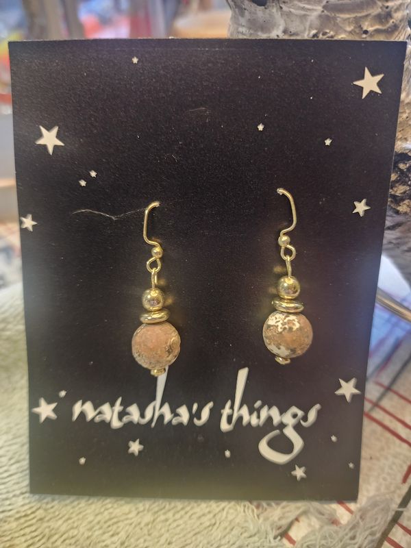 Stone Swirl Earrings