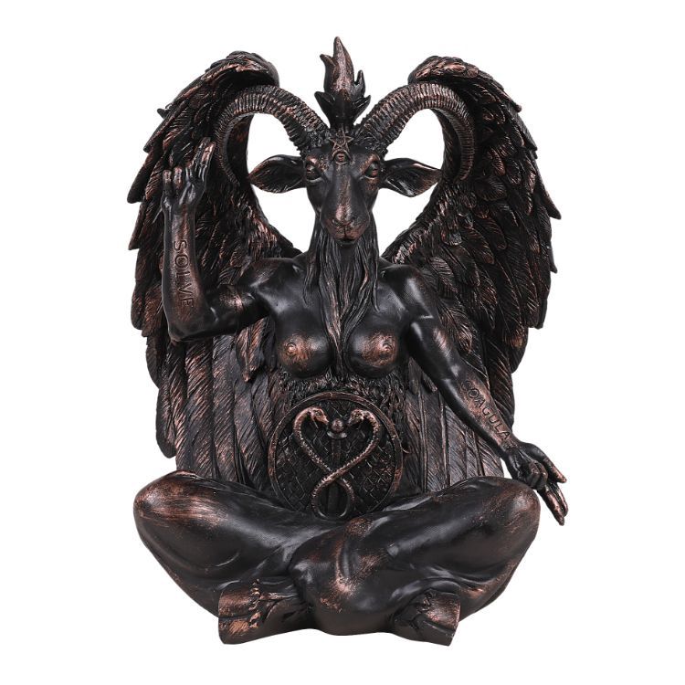 Baphomet Statue, Seated &quot;on the ground&quot;