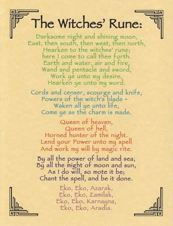 Witches&#39; Rune poster