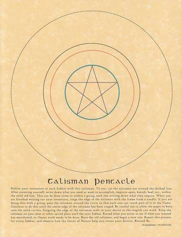 Talisman Pentacle Poster