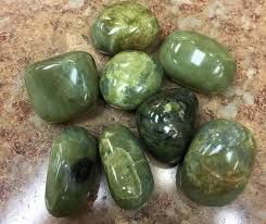 Nephrite Jade, Tumbled, 1 ounce
