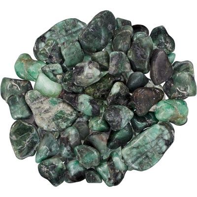 Emerald, Tumbled, 1 ounce