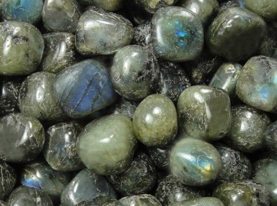 Labradorite, Tumbled, 1 Ounce