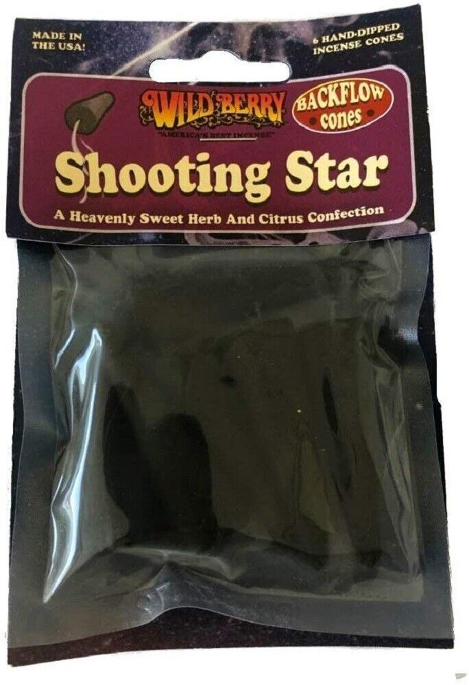 Shooting Star Backflow Incense Cones