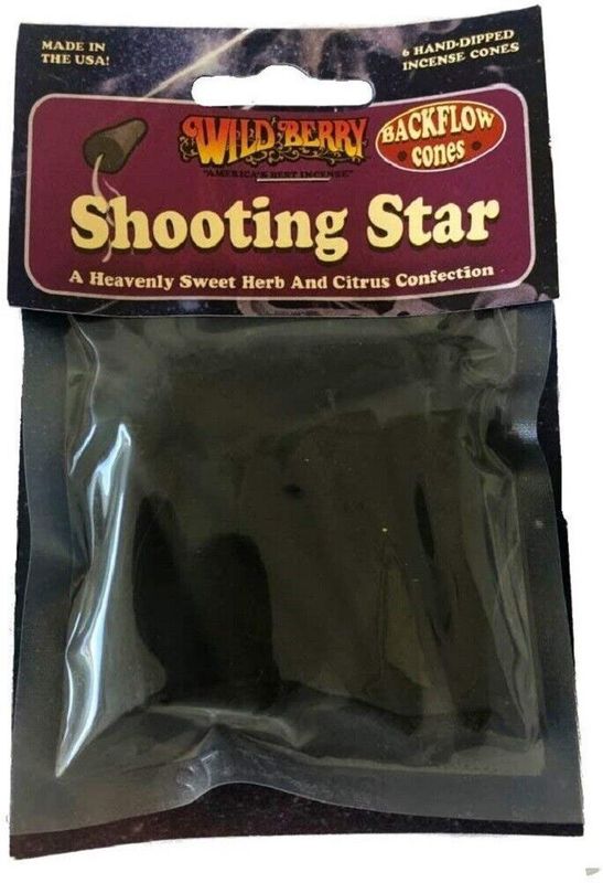Shooting Star Backflow Incense Cones