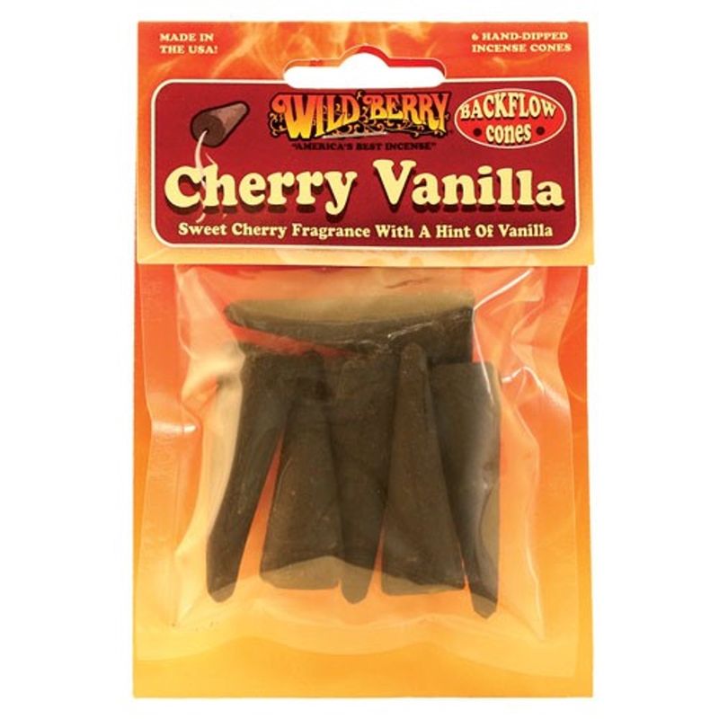 Cherry Vanilla Backflow Incense Cones