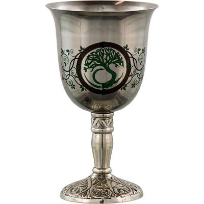 Tree of Life Chalice - Stainless Steel