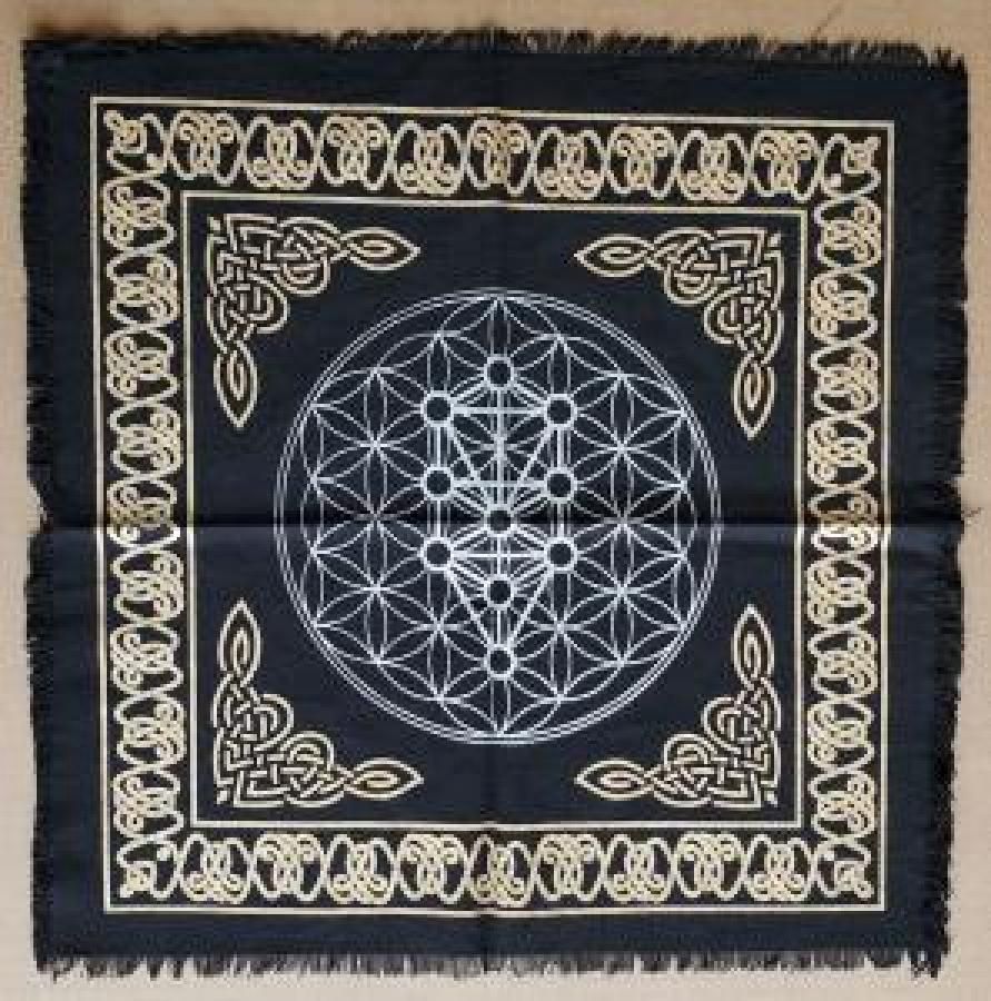 Geometric Tree of Life Altar Cloth