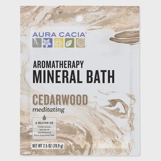 Meditating Cedarwood Mineral Bath 2.5 ounce packet