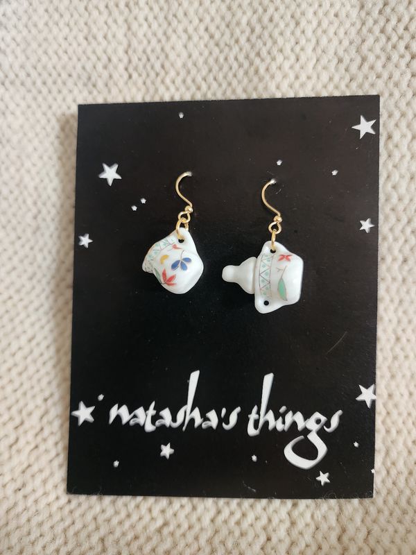 Sugar and Creamer Earrings