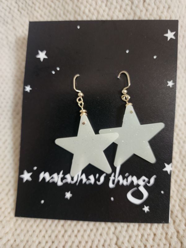 Glow in the Dark Star Earring