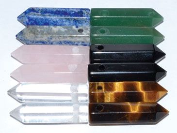 Stone Points, 1 inch, variety of stones