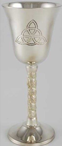 Triquetra chalice 4.75 inches tall