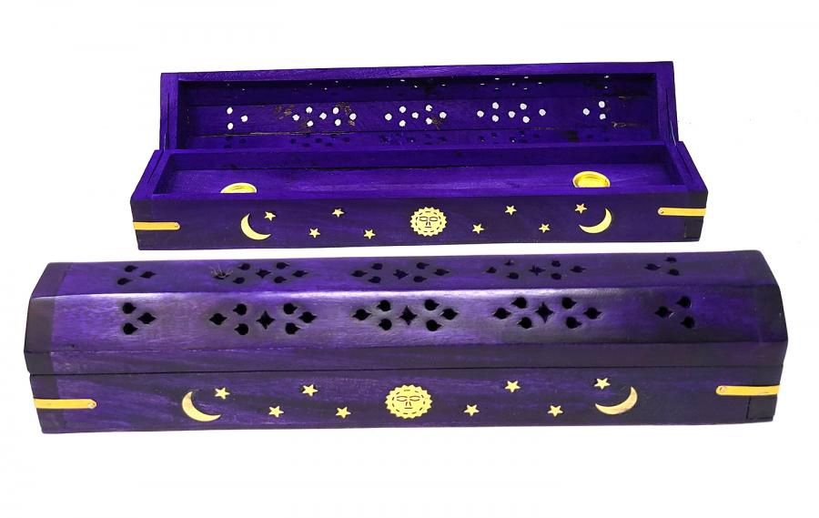 Violet Sun &amp; Moon Flip Top ash catcher