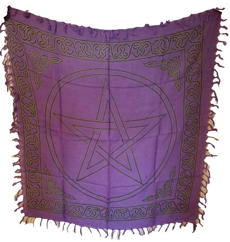 Pentagram altar cloth