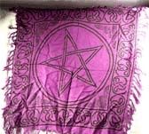 Pentagram altar cloth, small