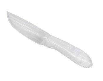 Selenite athame
