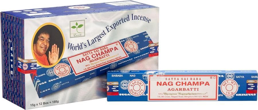Nag Champa Incense Sticks 15g box