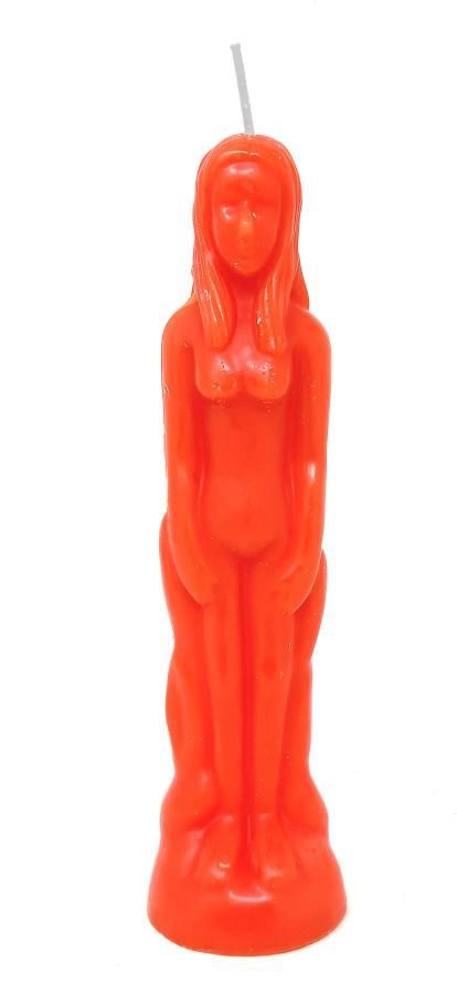 Female Figure Candle - Red