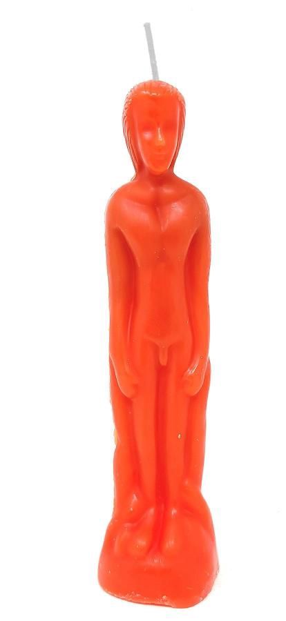 Male Figure Candle - Red