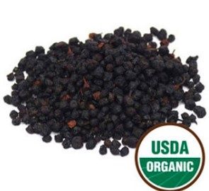 Bilberry, whole fruit, organic, 1 ounce