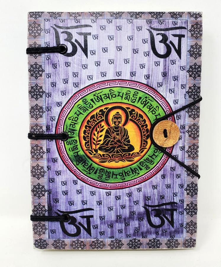 Journal with Buddha design