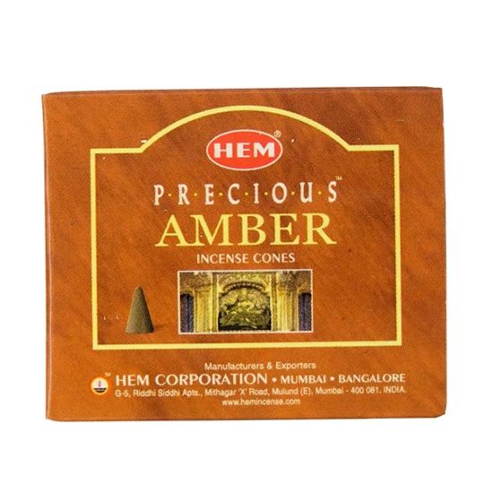 Precious Amber Incense Cone