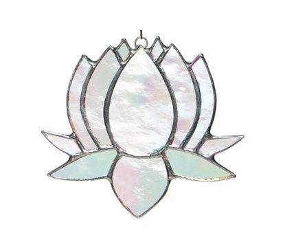 Lotus Stained Glass, Irridenscent