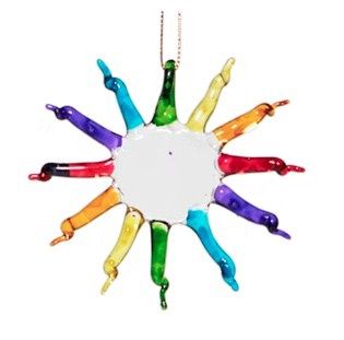 Blown Glass Sun, Multicolor