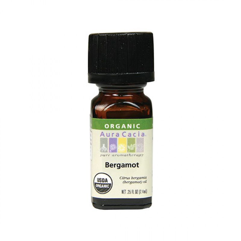 Organic Bergamot Essential Oil 0.25 fluid ounces