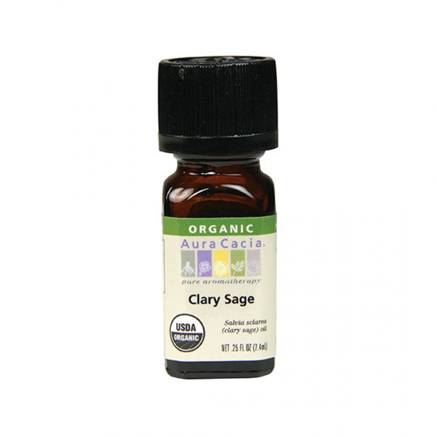 Organic Clary Sage Essential Oil 0.25 fluid ounce