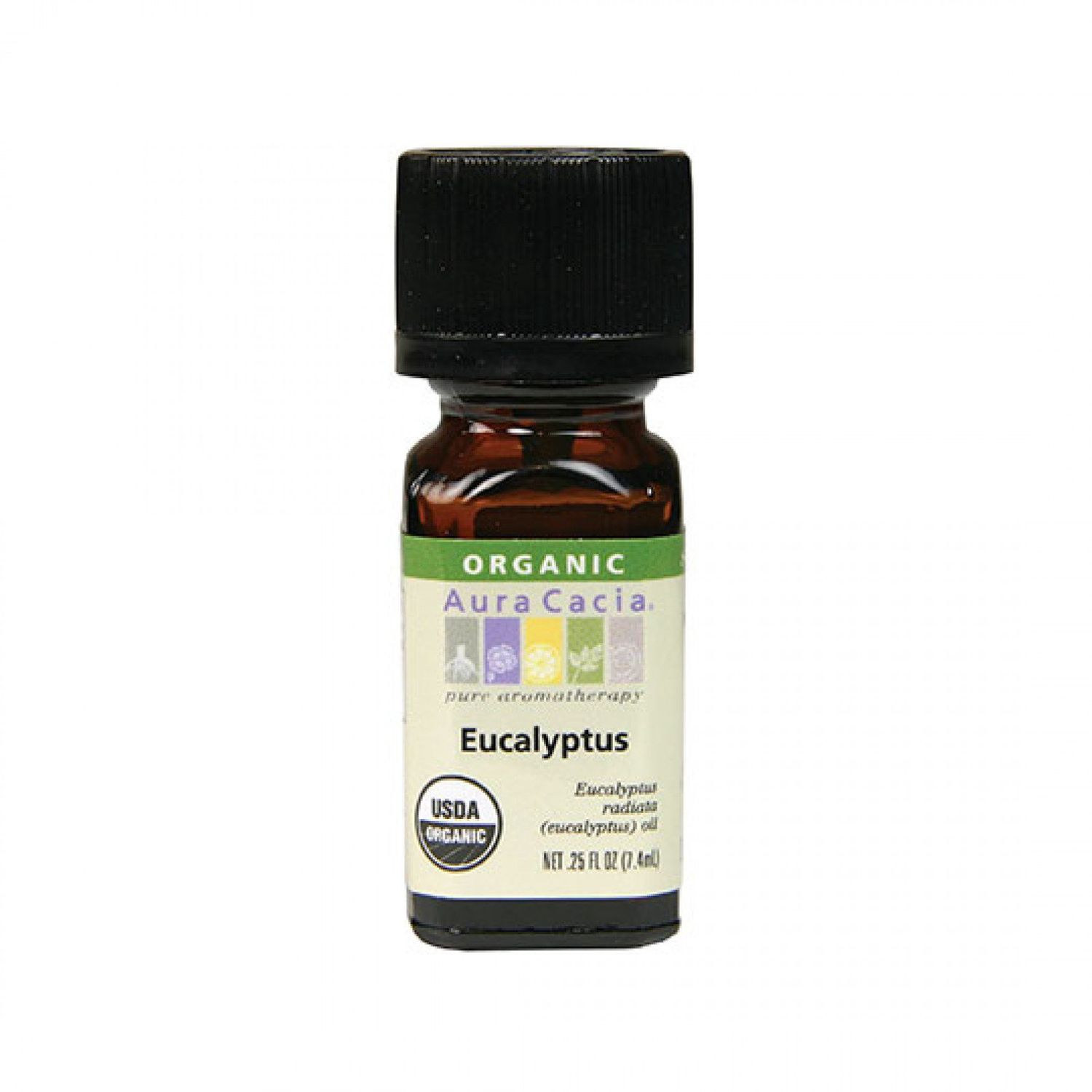 Organic Eucalyptus radiata Essential Oil 0.25 fluid ounce