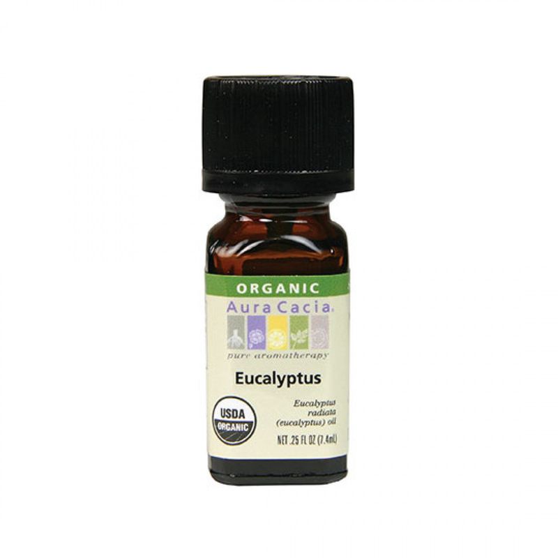 Organic Eucalyptus radiata Essential Oil 0.25 fluid ounce