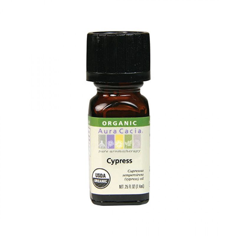 Organic Cypress Essential Oil, 0.25 fluid ounce