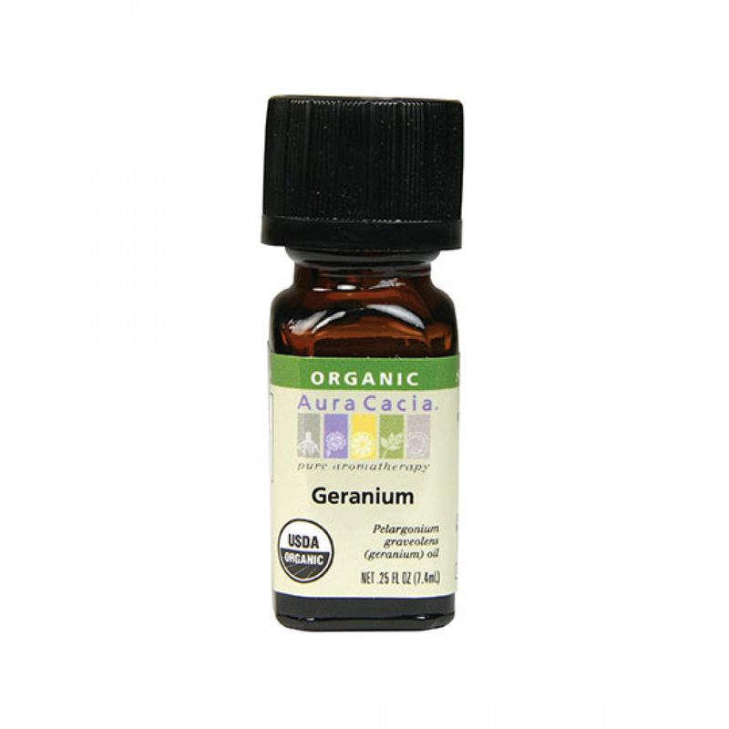 Organic Geranium Essential Oil 0.25 fluid ounce