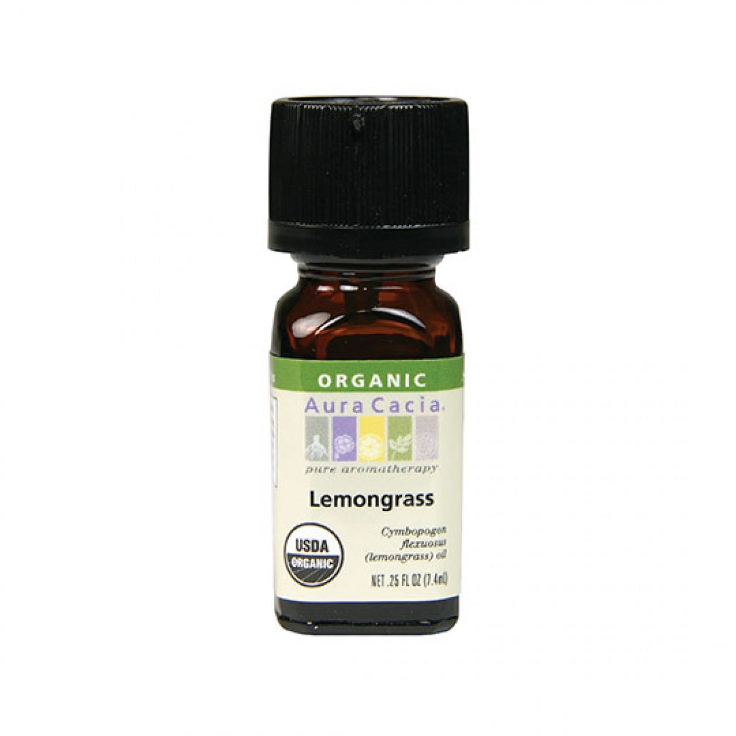Organic Lemongrass Essential Oil 0.25 fluid ounce