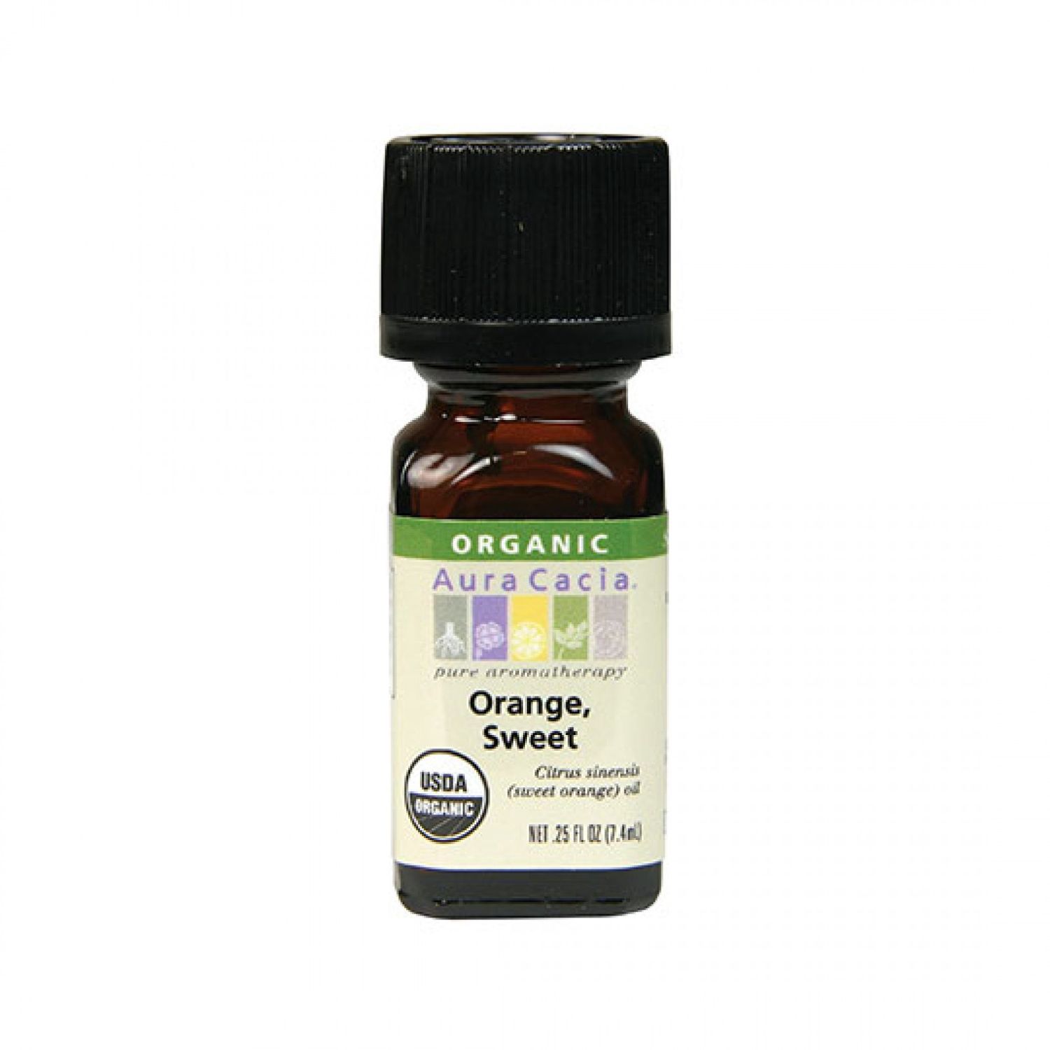 Organic Sweet Orange essential oil, 0.25 fluid ounce