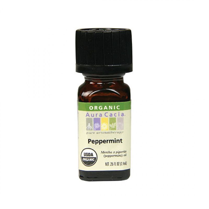 Organic Peppermint Essential Oil 0.25 fluid ounce