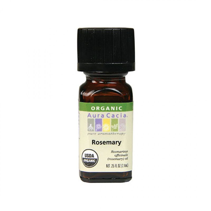 Organic Rosemary essential oil, 0.25 fluid ounce