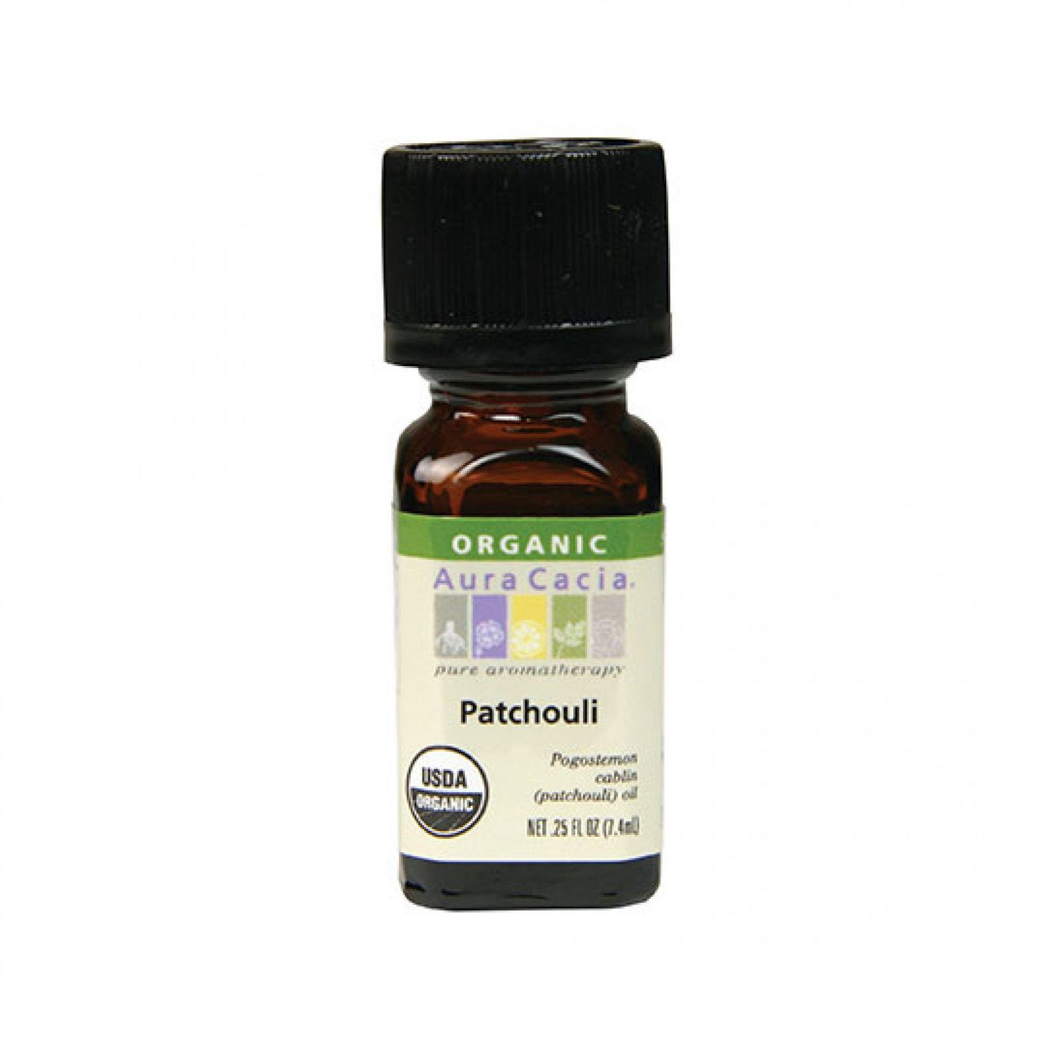 Organic Dark Patchouli Essential Oil 0.25 fluid ounce