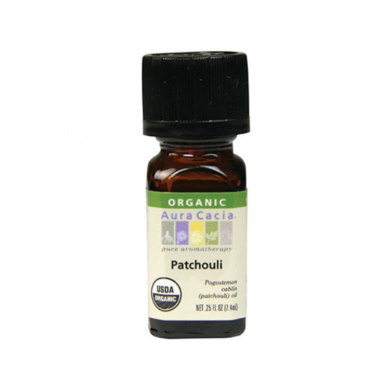 Organic Dark Patchouli Essential Oil 0.25 fluid ounce