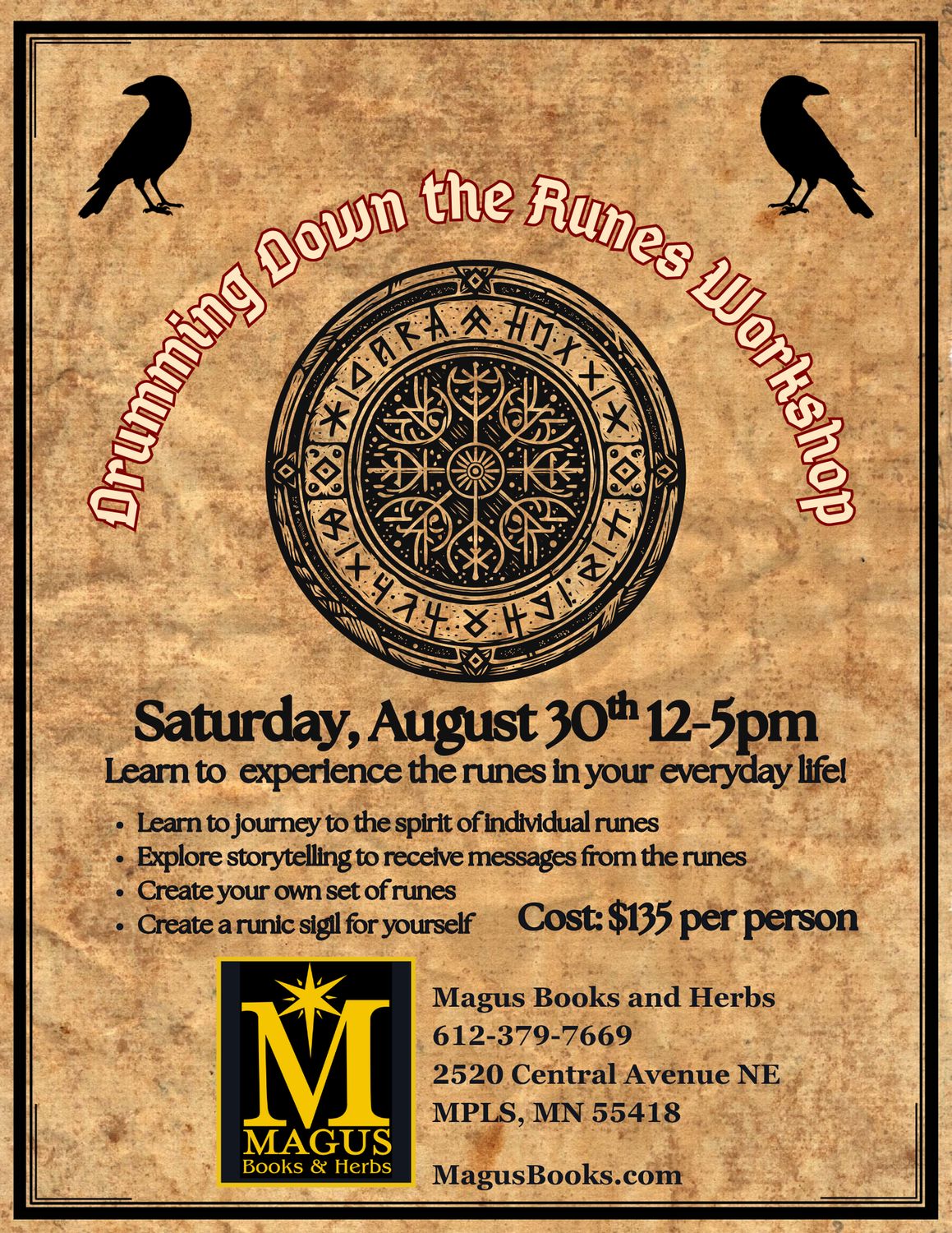 Drumming Down the Runes Workshop