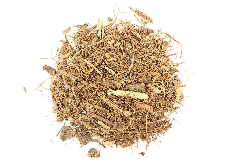 White Oak Bark,  Organic, Cut &amp; Sifted, 1 ounce