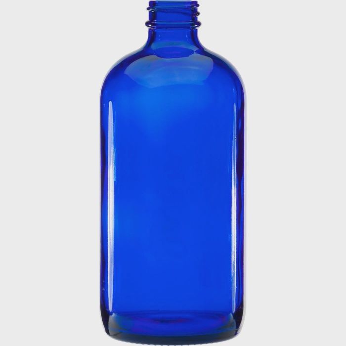 Cobalt Plastic Bottle, 2 fluid ounce