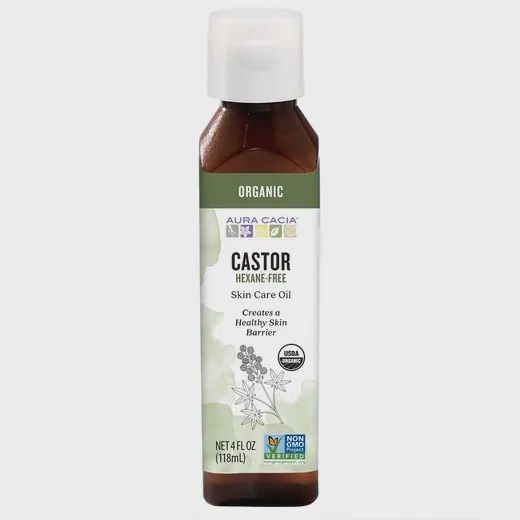 Organic Castor Oil, 4 fluid ounces