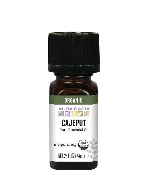 Cajeput Essential Oil, Organic, 0.25 fluid ounce